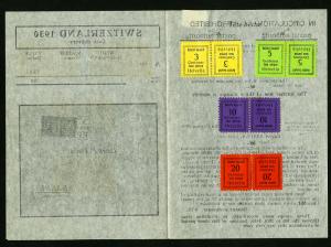 Switzerland Stamps Cash Delivery Stamps of 1930 Tete Beche