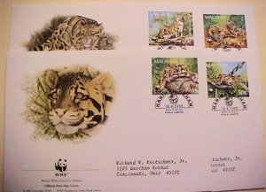 MALASIA FDC 1995 4 DIFF