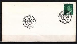 Spain, 27-29/MAR/83. 75th Scout Anniversary cancel on Plain Cover. ^