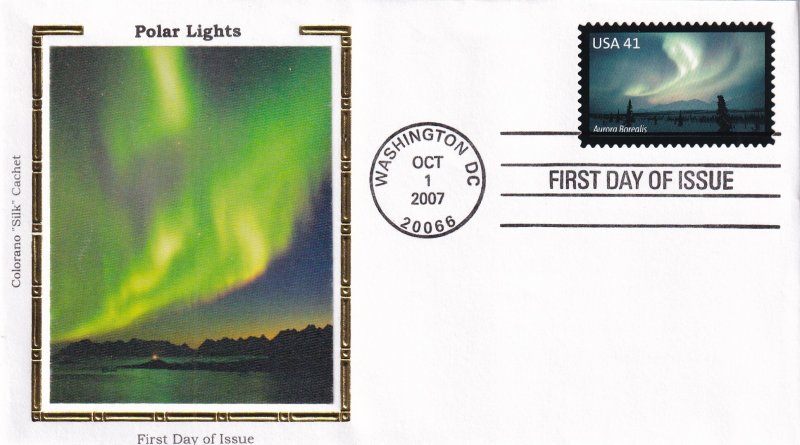 2007, Polar Lights, Colorano Silk, FDC (E11775)