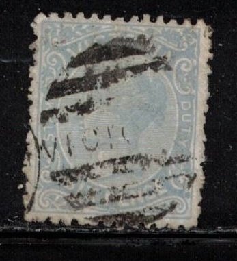 VICTORIA Scott # ??? Used - 6 Pence Stamp Duty