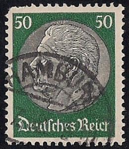 Germany #428 50pf President Paul Von Hindenburg used VF