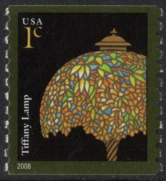 SC#3758A 1¢ Tiffany Lamp Coil Single (2008) MNH