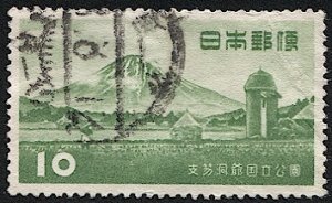 JAPAN  1953 Sc 582 Used VF, 10y National Park, Sakura P71