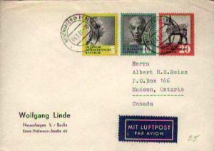 Germany D.D.R., Airmail, Event, Art