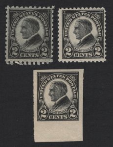 United States MINT Scott Number 610-612  MNH  F-VF  #B7  - BARNEYS