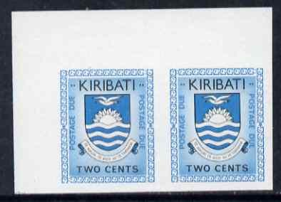 Kiribati 1981 Postage Due 1981 2c black & greenish-bl...