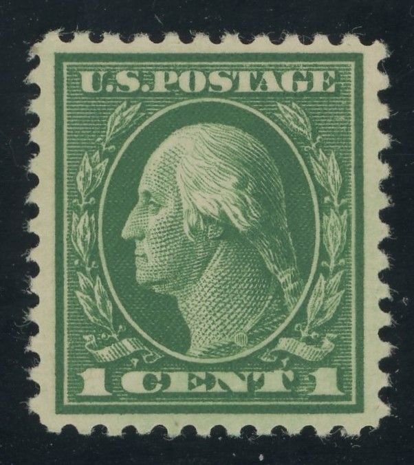 USA 498 - 1 cent Washington Flat Plate perf 11 - VF/XF Mint never hinged