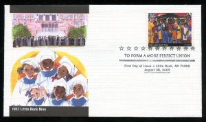 US 3937d Form Perfect Union 1957 Little Rock Nine UA Fleetwood cachet FDC