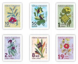 Turkey 2019 MNH Official Stamps Flowers