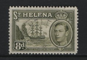 ST. HELENA, 123A, USED, 1938-40, CORONATION ISSUE