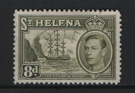 ST. HELENA, 123A, USED, 1938-40, CORONATION ISSUE