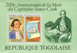 Togo Famous People , 1 souvenir sheet