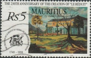 Mauritius, #875 Used From 1998