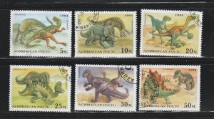 Azerbaijan 446-451 U Dinosaurs