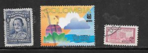 Colombia Mixture #Z17 10 Cent Lot.