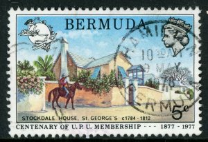 Bermuda 1978 UPU Church Horse Uniform Sock on the Nose Cancel G787 ⭐⭐⭐⭐⭐⭐