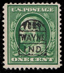 GENUINE SCOTT #331 USED FORT WAYNE TOMB STONE FANCY PRE CANCEL DEALER CLOSEOUT