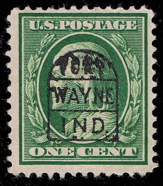 GENUINE SCOTT #331 USED FORT WAYNE TOMB STONE FANCY PRE CANCEL DEALER CLOSEOUT