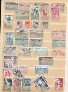 FRANCE Mid Period Used Collection(Apx 500 Items) uk3364