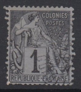 FRENCH COLONIES (GENERAL), Scott 46, used