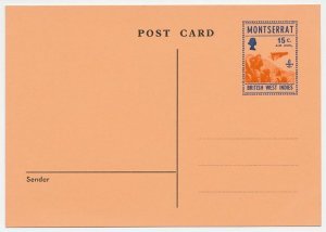 Postal stationery Montserrat Scouting - Space Capsule