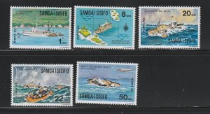 Samoa 415-419 Set MNH Ships