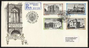 wc031 SWA South West Africa SWAKOPMUND histori buildings FDC first day cover