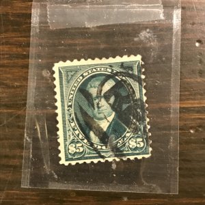 US USED 278 - $5.00 Marshall - Neat Register Cancel, Nice Color - VF