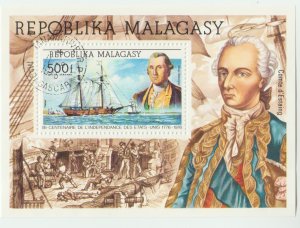 Madagascar C140 American Bicentennial - (Rep of Malagasy) Souvenir Sheet