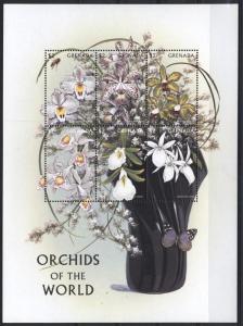 GRENADA SHEET FLOWERS ORCHIDS 