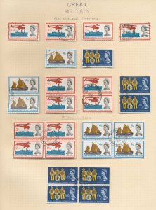 Great Britain 1962/63 NPY FFH Lifeboat Blocks+1st Day Used (Aprx 120 Stamp(DW282