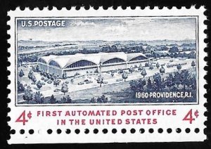 1164 4 cents First Automated Post Office 1960) Stamp Mint OG NH F-VF