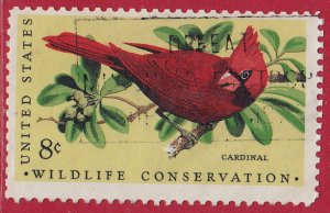 USA - 1972 - Scott #1465 - used - Bird Cardinal