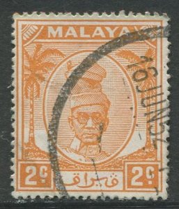 STAMP STATION PERTH Perak #106 Sultan Yussuf Izuddin Shah Used 1950