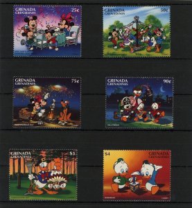 Grenada Disney Stamps Holiday Celebration Serie Set of 6 Stamps Mint NH MNH