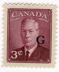 Canada #o18 3c G official MH