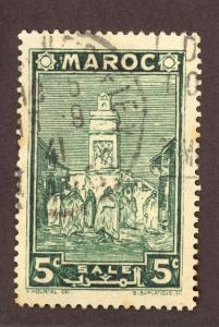 French Morocco  SC# 152   Used