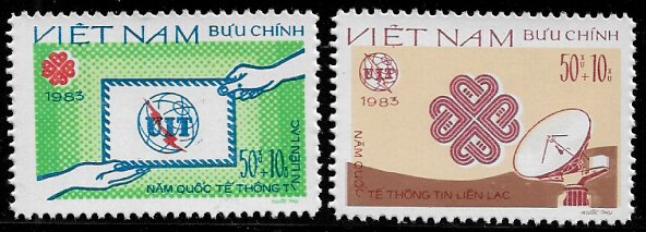 Viet Nam #B1-2 MNH Set - Communications Year