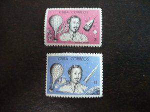 Stamps - Cuba - Scott# 971-972 - Mint Hinged Set of 2 Stamps