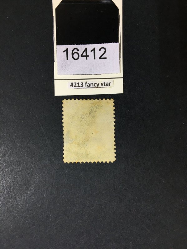 US STAMPS # 213 USED CAT. $ LOT #16412