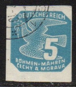 Czechoslovakia - Bohemia and Moravia Sc #P12 Used