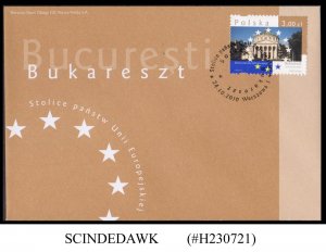 POLAND - 2010 CAPITAL CITIES OF EUROPEAN UNION STATES / TOWNSCAPES FDC