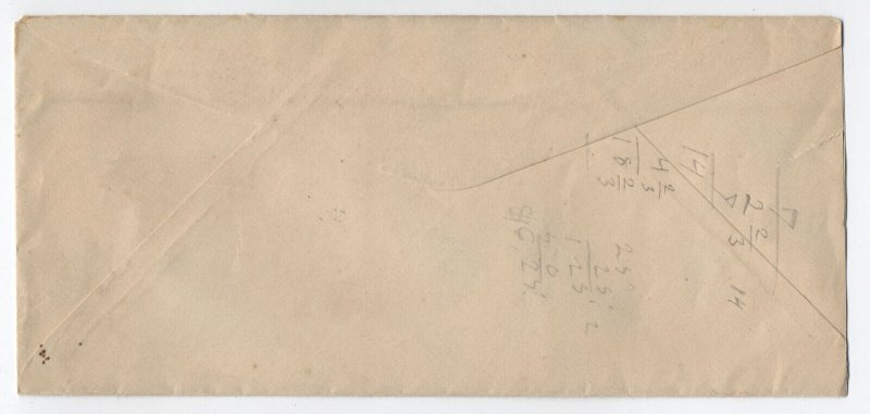 1906 Yuma AZ #319 on indian school service penalty cover [y8788]