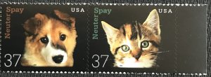 US #3670-3671 MNH Pair Neuter & Spay Puppy/Kitten SCV $2.00 L24