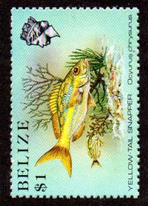 BELIZE 711 MNH BIN $.80 MARINE LIFE