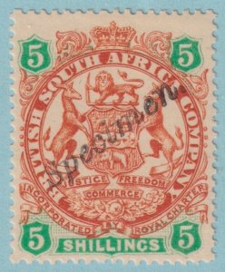 RHODESIA 38 SPECIMEN  MINT HINGED OG * NO FAULTS VERY FINE! - EEH