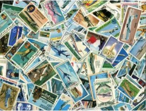 Aviation on Stamps Collection - 300 Different Stamps