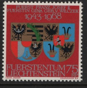 LIECHTENSTEIN   446  MNH