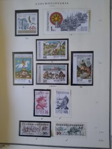 collection on pages Czechoslovakia 1970 CV $40